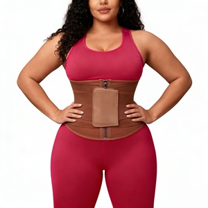 Oferta Especial: Faja Corsé con Cremallera <span class=keywords><strong>de</strong></span> Control Firme, con Logotipo Personalizado, <span class=keywords><strong>para</strong></span> Control Abdominal, Cinturón <span class=keywords><strong>de</strong></span> Sudoración y Moldeador Corporal <span class=keywords><strong>de</strong></span> Compresión - Product Image 2