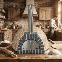 Four à pizza en céramique mosaïque américaine, encastré, à bois, petit, traditionnel, pour extérieur, usage domestique et hôtelier, à faible coût