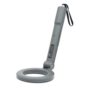 Detector de metales Dm004a, escáner de seguridad portátil de alta sensibilidad para adultos, plástico ABS gris - Product Image 1