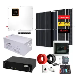 Sun panel company supplying complete solar energy systems 100KW 150KW 500KW solar kits Solar energy system 380V Factory Use