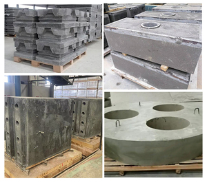 85% Al2O3 khối đúc sẵn chịu lửa cao cho lớp lót lò 1600 ° C giải pháp nguyên khối dễ dàng cắt cài đặt - Product Image 3