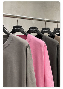 Fabricants de vêtements, t-shirt décontracté à manches courtes, style urbain, extérieur, ample, 310 g, 100 % coton, traitement anti-froissement, pour hommes - Product Image 3