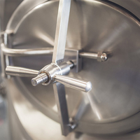 Cuve de fermentation de bière à plaques alvéolées 3 mm, 100-5000 L, chauffage à la vapeur, contrôle automatique PLC, SUS316 SUS304, 380V