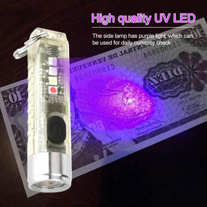 Xách tay Keychain LED có thể sạc lại cao-power Magnetic <span class=keywords><strong>mini</strong></span> khẩn cấp Đèn pin <span class=keywords><strong>Torch</strong></span> cho ngoài trời sử dụng hàng ngày cắm trại dài phạm vi - Product Image 3