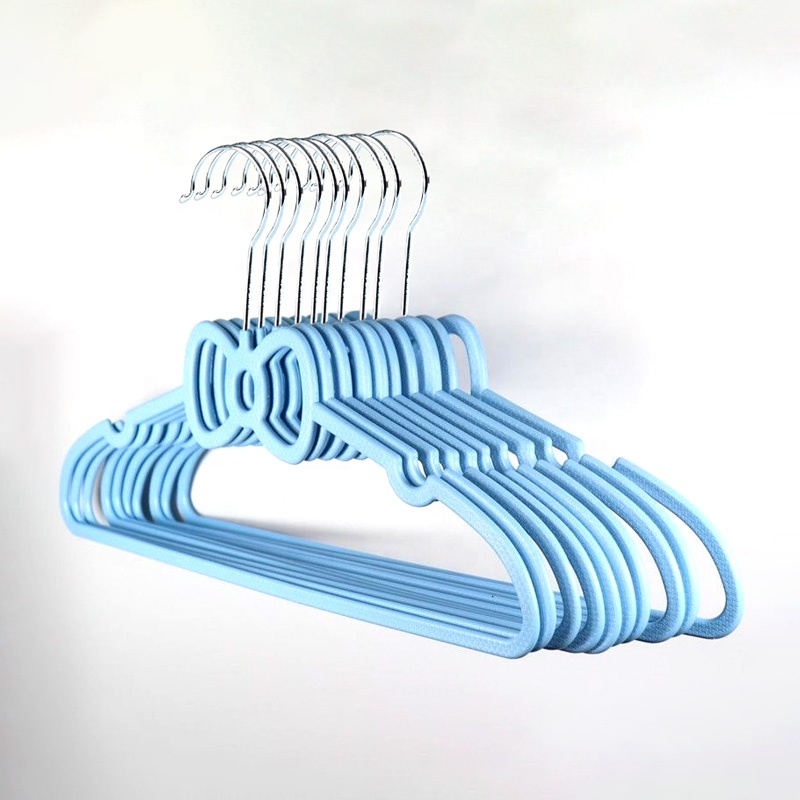 Colorful Customizable Kids Plastic Clothes Hangers