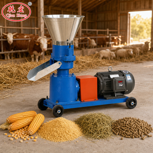 Neue Qianghong KL260 Tierfutter-Verarbeitungsmaschine Tierfutter-Pelletiermaschine für Nutztiere Geräuscharm 380V 15KW - Product Image 3