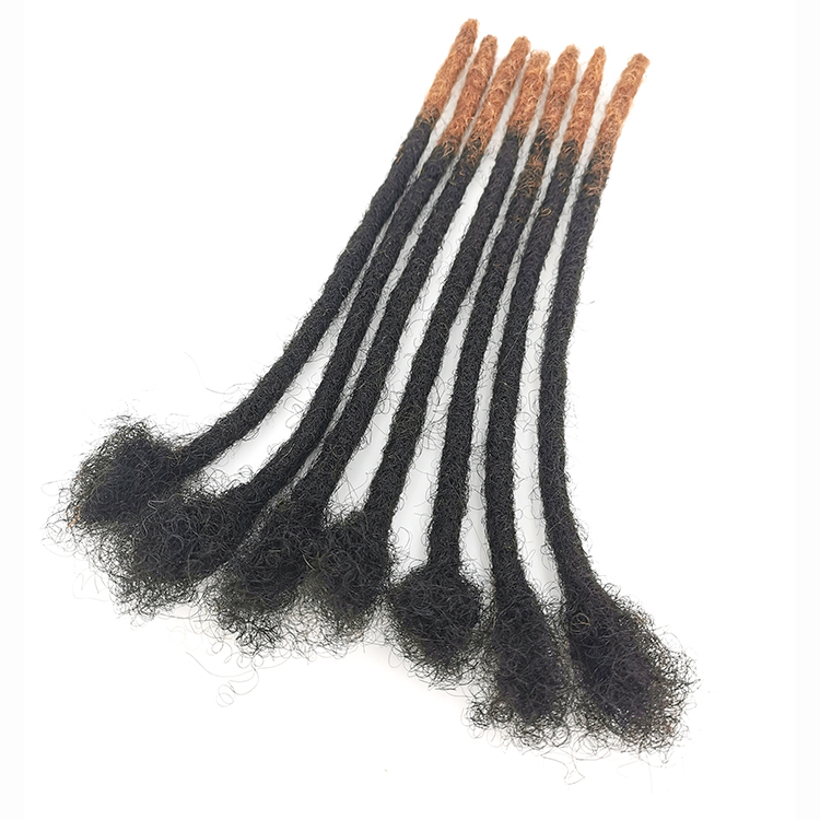 Vast Hair KAMA Brazilian Virgin Remy Human Straight Dreads Extensions Ombre Crochet Dreadlocks for Men/Women-Wholesale All Colors thumbnail 4