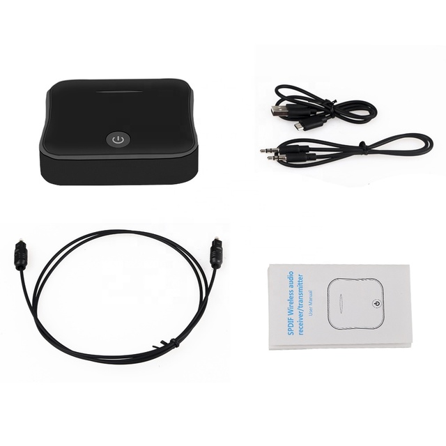 Bluetooth 5.0 Transmitter Receiver CSR8675 HD LL Bt Audio Music Wireless USB Adapter 3.5mm 3.5 AUX Jack/SPDIF/RCA for TV PC