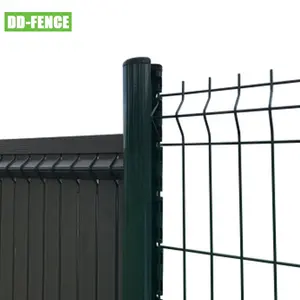 Hot Sale Commercial Galvanized Steel Welded Curved 3D Wire Mesh Privacy Fence for Garden House Villa Pool Yard