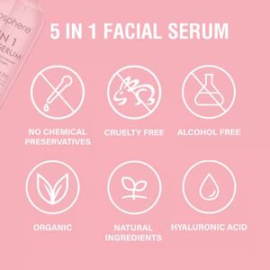 Sérum Visage Biosphère Nouvelle Beauté 5 en 1 Éclaircissant Anti-Âge Vitamine C Niacinamide Arbutine Acide Kojique Soin de la Peau - Product Image 6