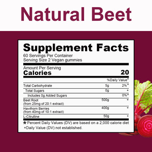 Bổ sung Oxit <span class=keywords><strong>nitric</strong></span> để hỗ trợ tim 1000mg củ cải đường thuần chay - Product Image 5