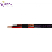 Cable coaxial Siamés RG59 0.81CU 2C/18AWG con cables de comunicación de alimentación Producto
