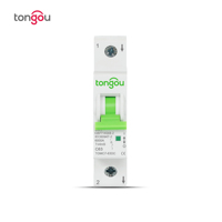 TOMC7-63dc PV EV güneş enerjisi sistemi 1 kutuplu 20 amp DC 12v 48v 110v 250v tek üç fazlı Mcb Mini DC devre kesici