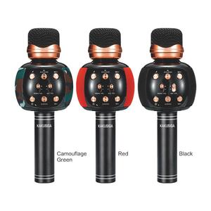 ไมโครโฟนไร้สาย KAKUSIGA Tiny Microphone <span class=keywords><strong>Studio</strong></span> สำหรับคาราโอเกะ พร้อมช่องใส่การ์ด TF และช่อง Aux สำหรับเล่นเกม ไมโครโฟนคอนเดนเซอร์ - Product Image 6