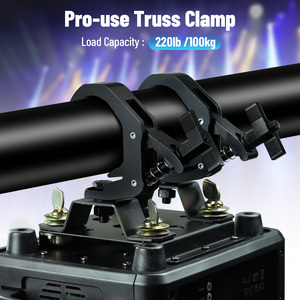 4 Stück Traversenklemmen für Bühnenbeleuchtung, Schwarz, 1,65-2,36 Zoll, passend für 42-60 mm Rohre, Schnellverschluss für Moving Head Par LED-Beleuchtungskörper - Product Image 4