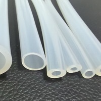 Tube en silicone de qualité alimentaire, résistant aux hautes températures, transparent, résistant à l'usure, inodore, flexible, résistant et souple