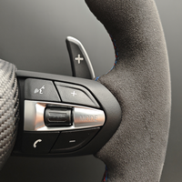 Volant de direction en cuir carbone personnalisé pour BMW E60 E46 2005-2010, remplacement original adapté à la série E
