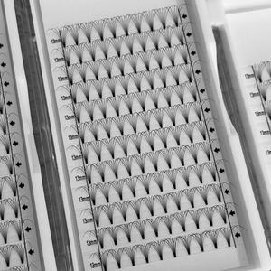 Extension per ciglia per ventaglio Pre-Made di alta qualità 4d 5d 6d russo Volume ciglia ciglia prefabbricate ventole Base piatta 0.07mm - Product Image 4