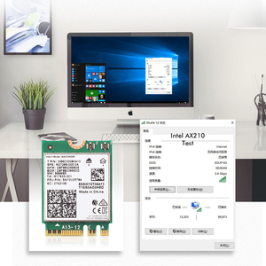 Carte sans fil <span class=keywords><strong>Intel</strong></span> <span class=keywords><strong>AX210NGW</strong></span> WiFi 6E Tri-bande 5400M Adaptateur réseau WIFI M.2 NGFF pour ordinateur portable - Product Image 6