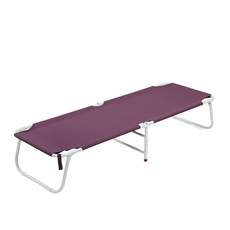 Juego de cama plegable extra resistente, cama plegable para acampar, viaje al aire libre, oficina, VT-14.110