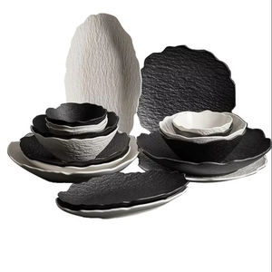 Vaisselle en céramique vaisselle <span class=keywords><strong>de</strong></span> luxe légère maison hôtel restaurant sens avancé vaisselle en pierre - Product Image 1