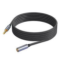 Casque 3.5mm mâle à femelle 4 pôles Audio Extend câble adaptateur AUX ordinateur haut-parleur câble TRRS écouteur câble d'extension