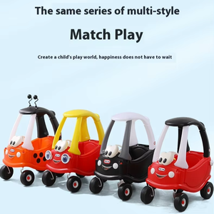 Piccola principessa per bambini a quattro ruote per bambini che impara a camminare per auto al coperto per bambini - Product Image 6