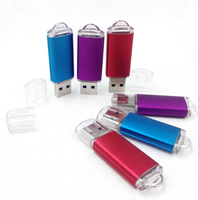 Memoria USB de Plástico Colorida con Logotipo Personalizado, Unidad Flash USB 2.0, Múltiples Capacidades, Regalo Empresarial