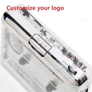 เครื่องเล่นเทปคาสเซ็ตแบบพกพาโปร่งใสพร้อมตัวแปลง USB MP3 สำหรับการศึกษาดนตรีใช้ในบ้านเครื่องบันทึกเทปวอล์คแมนย้อนกลับอัตโนมัติแบบย้อนยุค - Product Image 1