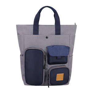 Sac à dos fourre-tout portable vintage mignon pour ordinateur portable, personnalisé, nouvelle mode, anti-vol RFID, écologique, en RPET, polyester et coton - Product Image 1
