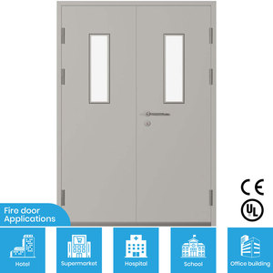 FHM-1038 Cotización Directa de Fábrica para Puertas Cortafuegos Modernas de Acero con Excelente Resistencia al Fuego para Supermercados, Hoteles, Centros Comerciales y Uso Exterior - Product Image 3