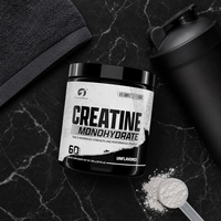 Bubuk Creatine Monohydrate Murni Mikronisasi 300g 60 Sajian untuk Kekuatan & Pertumbuhan Otot