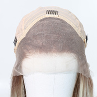 Perruque en cheveux humains Remy 100% naturels SARLA, avec dentelle frontale transparente, pour femmes aux cheveux courts, avec emballage personnalisable et logo.