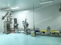 Ligne de production de pré-mélange pour pâtisserie à haute efficacité, mélangeur à ruban horizontal en acier inoxydable de qualité alimentaire pour usine de préparation de mélanges à gâteaux