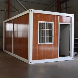 Maison mobile préfabriquée chinoise bon marché, démontable, 10 pieds, 20 pieds, en kit, petite maison en acier léger, chambre à coucher, salon - Product Image 5