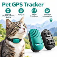 Collier de localisation intelligent ODM pour animaux de compagnie, dispositif de suivi GPS étanche, longue autonomie, pour animaux de compagnie de taille moyenne