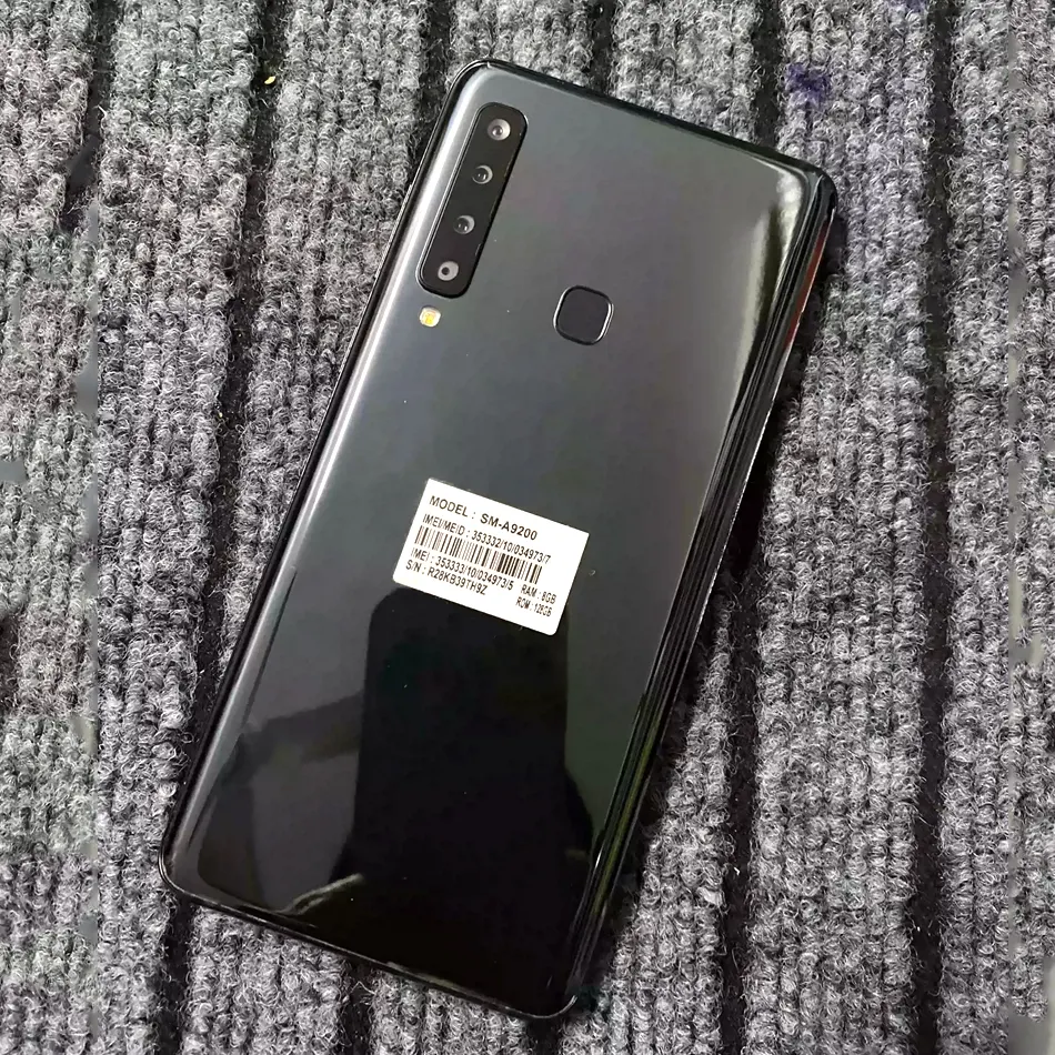 โทรศัพท์มือถือมือสอง,สมาร์ทโฟนเวอร์ชัน USA สำหรับ Samsung A9 2018 A9 Pro ปลดล็อกของแท้128GB 1ซิม