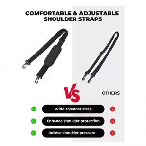 Échantillon Gratuit – Nouveau Style Tendance – Porte-Bouteille d'Eau avec Poche Avant et Bandoulière Confortable Réglable – Glacière Portable - Product Image 4
