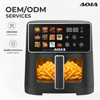 Friteuse à air multifonctionnelle sans huile à commande tactile numérique de haute qualité, très vendue, pour une cuisine saine à la maison