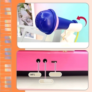 เปียโนอิเล็กทรอนิกส์ 37 คีย์อเนกประสงค์พร้อมไมโครโฟนขาตั้งเพลง USB MP3 บันทึกเสียงลำโพงคู่สำหรับเด็ก - Product Image 5