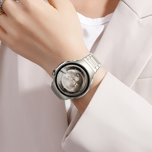 เพลิดเพลินกับสายนาฬิกาไทเทเนียมแบบปรับได้ด้านข้างพร้อมสปริงบาร์ สำหรับนาฬิกาหัวเว่ย วอทช์ จีที 5 - Product Image 3