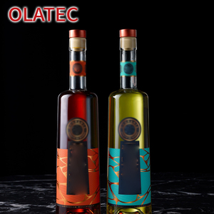 Botellas de Licor de Vidrio de Lujo OLATEC, Envases de Bebidas Alcohólicas con Diseño Personalizado Premium para Whisky, Vodka, Ginebra - Product Image 2