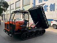 Dumper chenillé tout-terrain à transmission hydraulique intégrale, transport chenillé tout-terrain