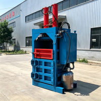 Presse à balles hydraulique verticale, haute performance, faible coût d'entretien, pour le recyclage des bouteilles en plastique PET