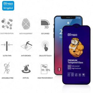 Protecteur d'écran en verre trempé Bingo 9D Dropshipping pour <span class=keywords><strong>Samsung</strong></span> A6 PLUS/A60/A7 2018/A71/A72 antistatique - Product Image 3