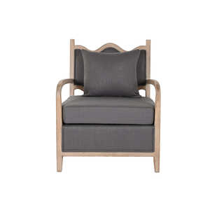 Sillón Fir Tree de poliéster 70x70x88 gris oscuro - Product Image 1