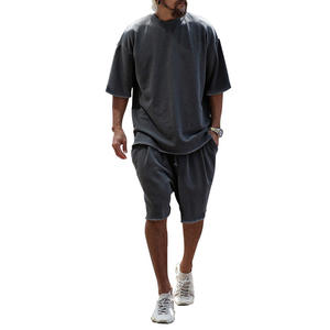Nouveautés 3 couleurs disponibles hommes Shorts t-shirts survêtement haute qualité hommes été <span class=keywords><strong>ensemble</strong></span> Sport survêtements pour hommes - Product Image 1