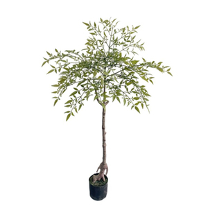 2023 recién llegados Guangdong plantas artificiales árboles en maceta decoración del hogar Nandina árboles Oficina Real Touch manualidades árbol decorativo - Product Image 6
