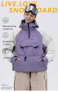 Nueva <span class=keywords><strong>Ropa</strong></span> de Snowboard Transpirable e Impermeable para Invierno, Chaqueta de Esquí para Hombre y <span class=keywords><strong>Mujer</strong></span>, Abrigo de Esquí Cálido para Deportes al Aire Libre - Product Image 6