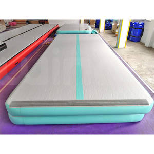 Pista de aire inflable para gimnasia, colchoneta de 5M X <span class=keywords><strong>2M</strong></span> X 0,2 M, color verde menta, entrega rápida de fábrica - Product Image 3